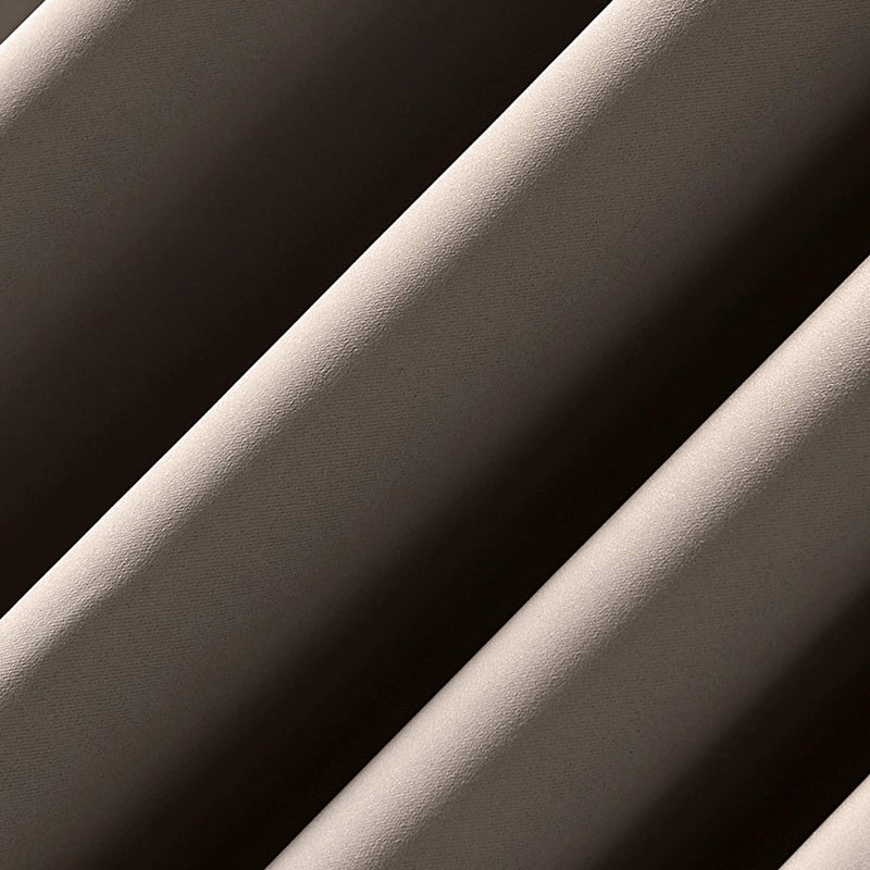 Sun Zero صن زيرو - 52479 ستارة مسرح أوسلو من الدرجة القصوى 100% حجب للضوء، جيب قضيب، 52" x 95"، لون فطر، 52479 - Image 4